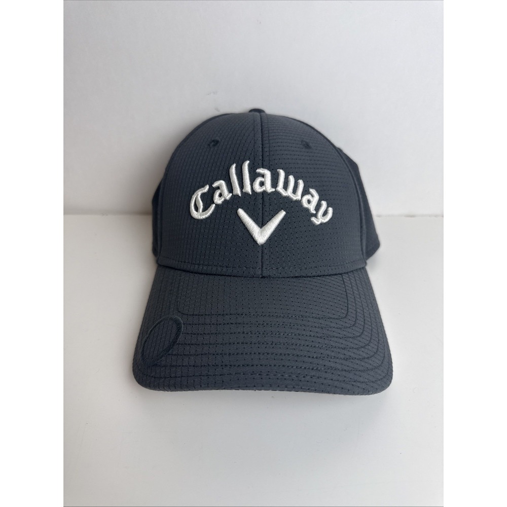 Callaway Golf Hat Gray Size M/L Cap A-Flex Chrome Soft Great Big Bertha Odyssey
